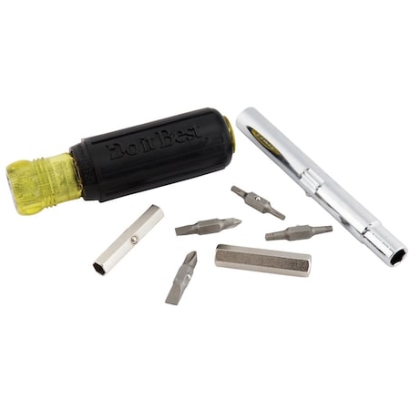 All-Source 11-in-1 Multi-Bit Screwdriver and Nut Driver 352209